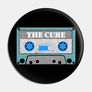 the cure blue cassette Pin