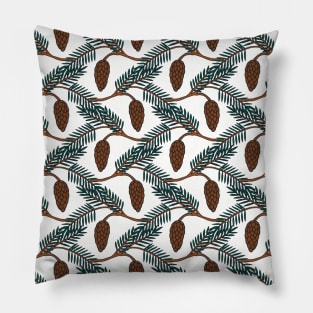 Pine Cone | Pine Tree Pattern | Forest Pattern Pillow