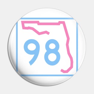 HWY 98 Florida Pin