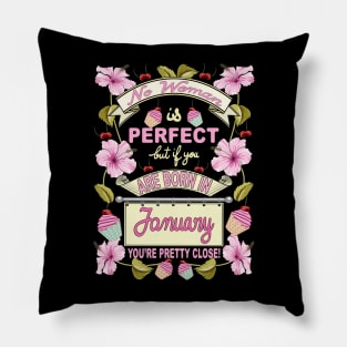 January Woman Pillow