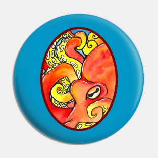 Bright Octopus Pin