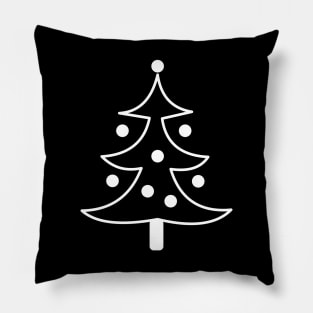 Merry Christmas tree balls Pillow