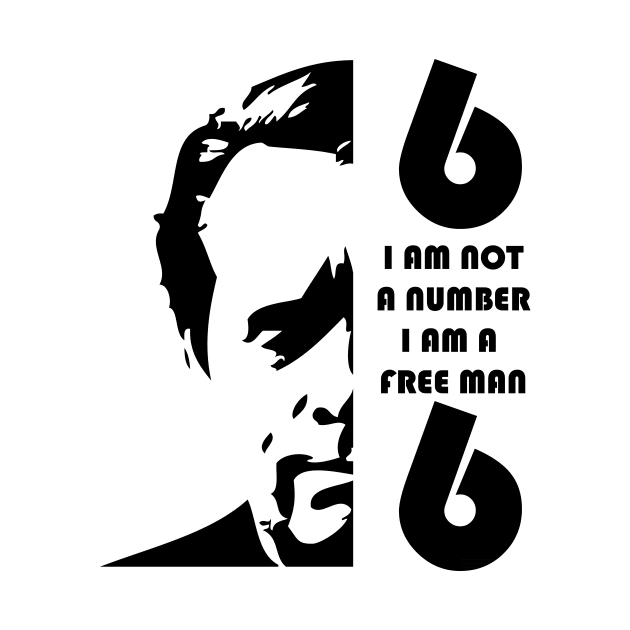 i am not a number, i am a free man by horrorshirt