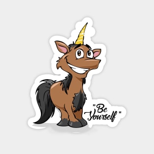 Be Yourself - Unicorn #3    Lt Tees Magnet