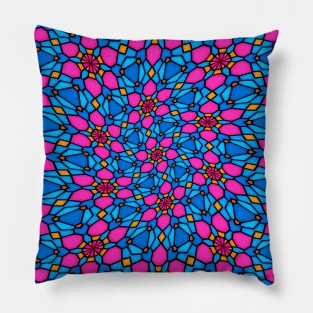 Beautiful Stained Glass Pattern Pillow