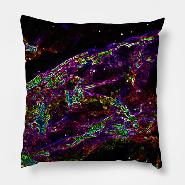 Black Panther Art - Glowing Edges 418 Pillow by The Black Panther