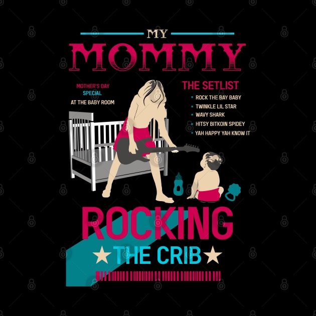 mothers day mommy rocking the crib retro 03 by HCreatives