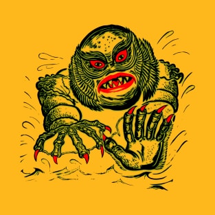Vintage Halloween lagoon monster T-Shirt