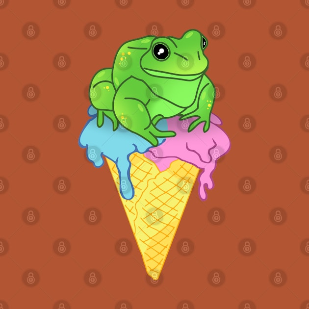 Ice Cream Frog Doodle by FandomizedRose