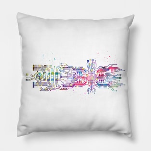 Circuit board with brain Pillow