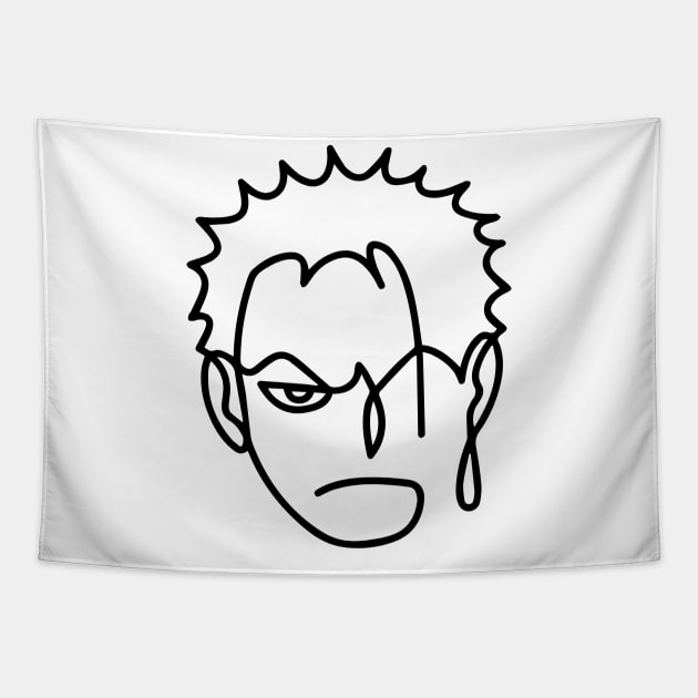 Roronoa Zoro Tapestry by MokeyDesign