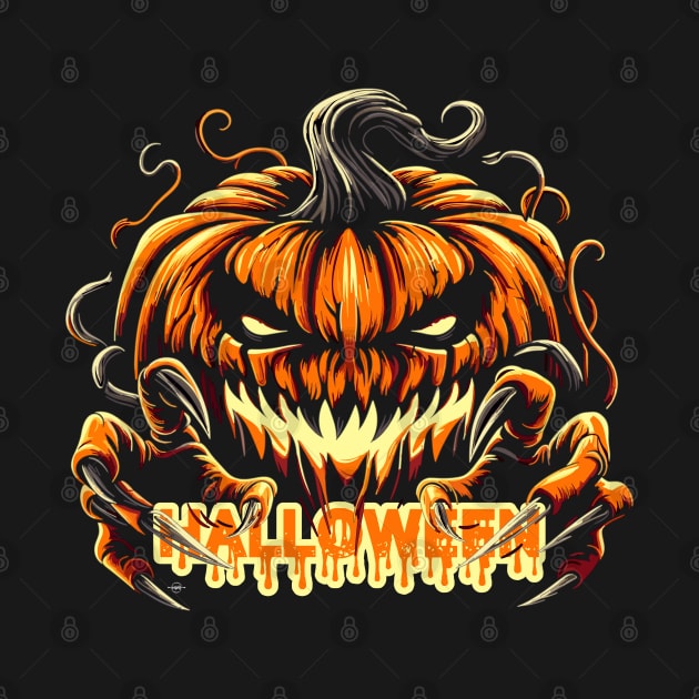 evil pumpkin by MagMuRe