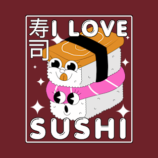 I love sushi Kawaii T-Shirt