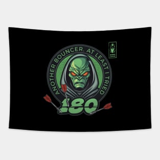 Dart 180 Onehundredandeigthy Bouncer Green Player Tapestry