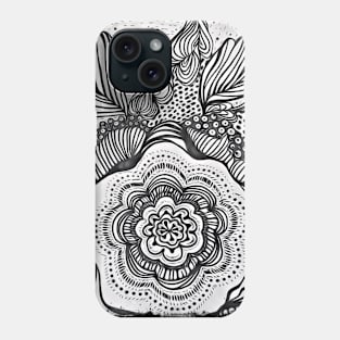 Linework Flower Phone Case