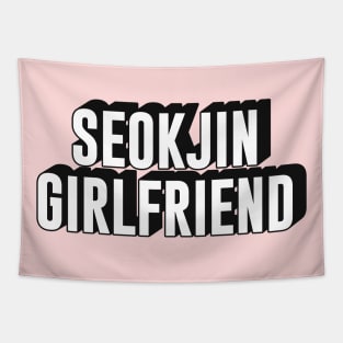 BTS Bangtan Seokjin Jin girlfriend text ARMY | Morcaworks Tapestry