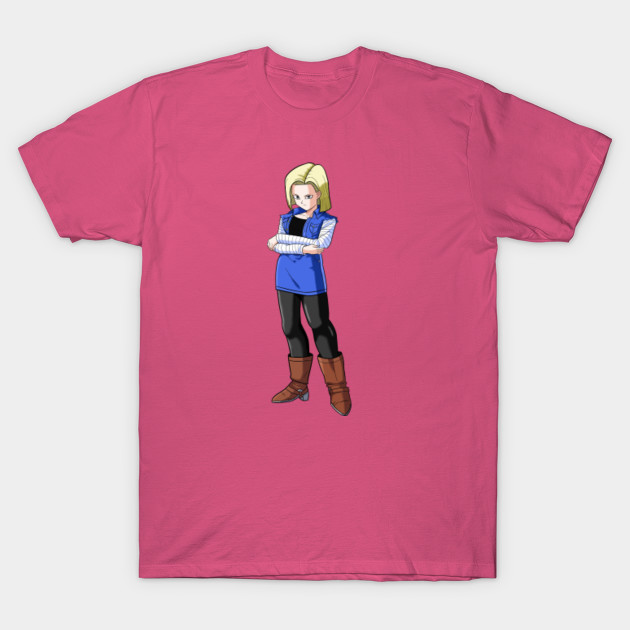 Dragon Ball Z Android 18 Full Color Dragon Ball T Shirt