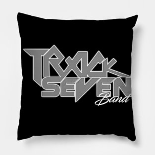 Grey Track Seven Band Pillow