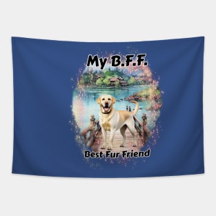 Dog - BFF Golden Labrador Tapestry