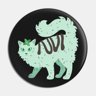 Mint Chocolate Chip Cat Pin