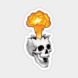 Skull Explosion Magnet