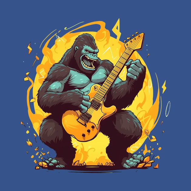 gorilla guitarist by lets find pirate