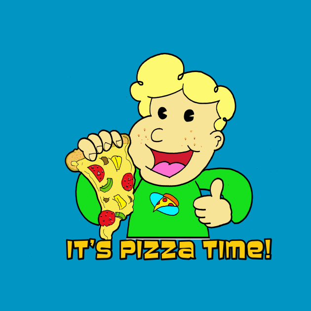 Pizza Time! by Bindmanart