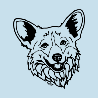 Corgi Illustration T-Shirt