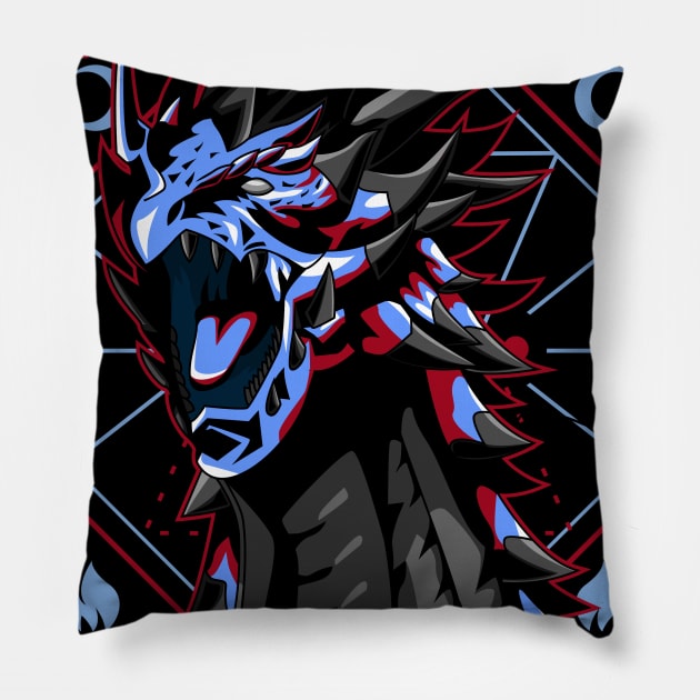 dragon head master Pillow by SHINIGAMII