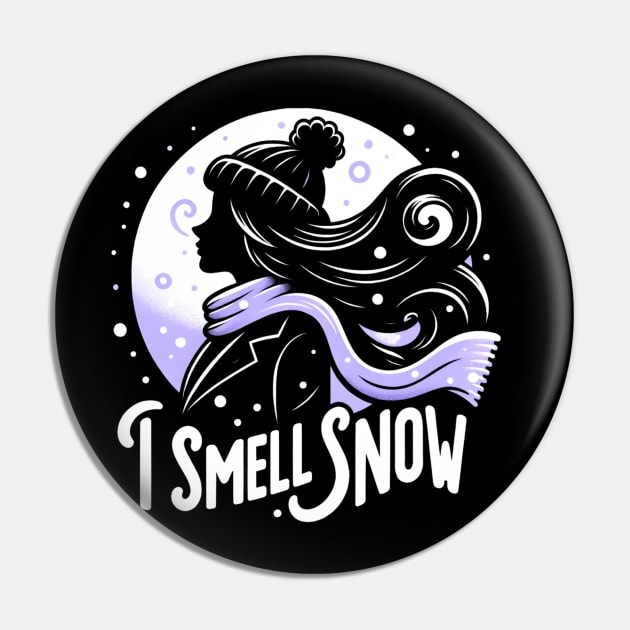 I Smell Snow - Silhouette by the Moon Pin by Fenay-Designs