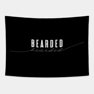 Bearded - Elegant Minimal Design Tapestry