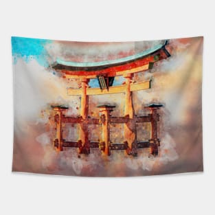 Torii Sacred Space Tapestry