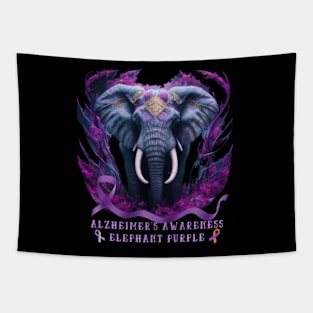 alzheimers warrior unbreakable Tapestry