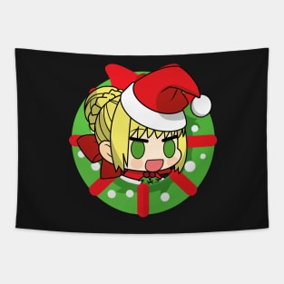 Padoru Pattern Tapestry