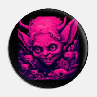 Feral Goblin Granny Pin