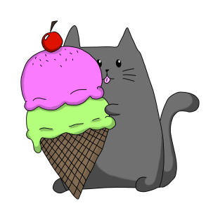 Ice cream cat T-Shirt