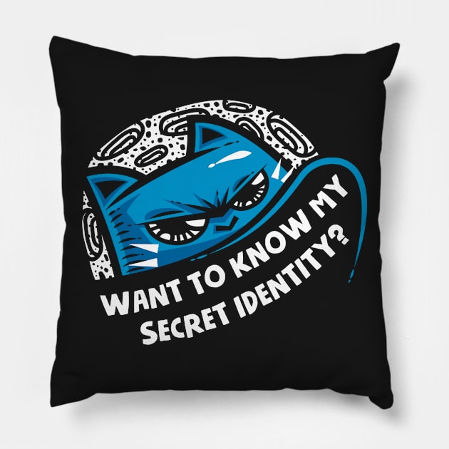 Secret Identity Pillow by krisren28