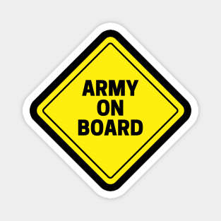 Army on board Magnet