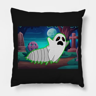 Ghost Porcellio laevis Pillow