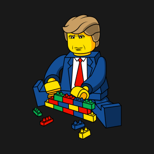 Trump Build A Wall Toy Brick T-Shirt