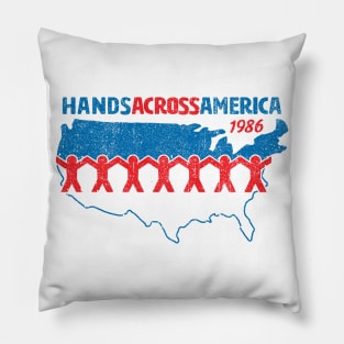 Hands Across America 1986 - Us (Variant) Pillow