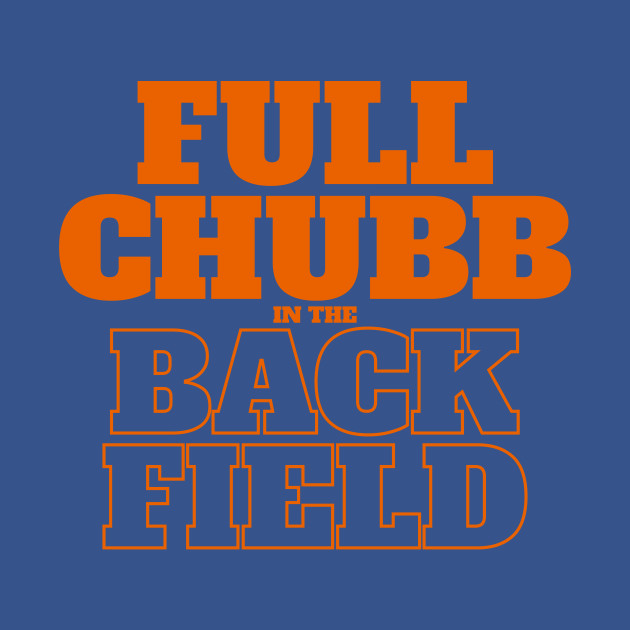 Disover Full Chubb in the Backfield - Cleveland Browns - T-Shirt