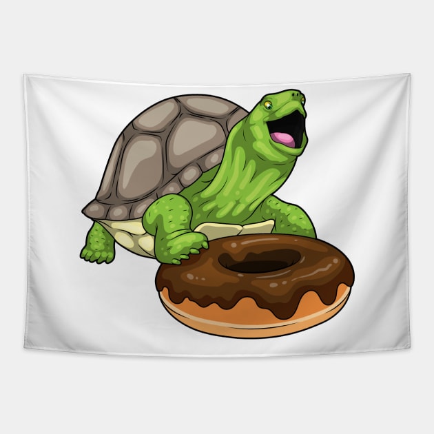 Turtle Donut Tapestry by Markus Schnabel