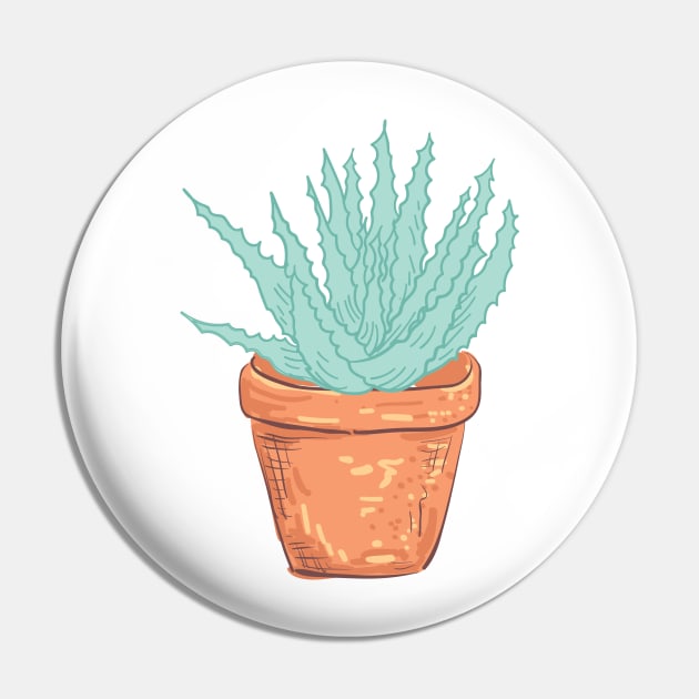 Spiky Cactus Pin by SWON Design