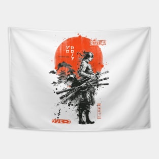 Pirate Samurai Tapestry