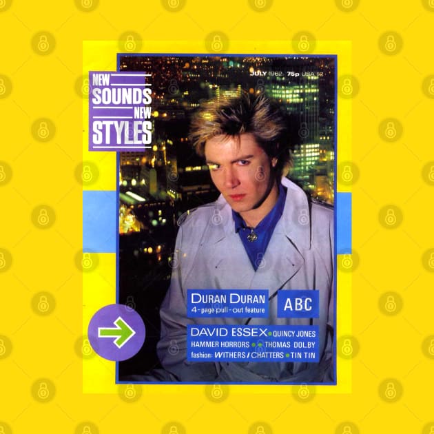 New Sounds New Styles 1982 Simon Le Bon by Pop Fan Shop