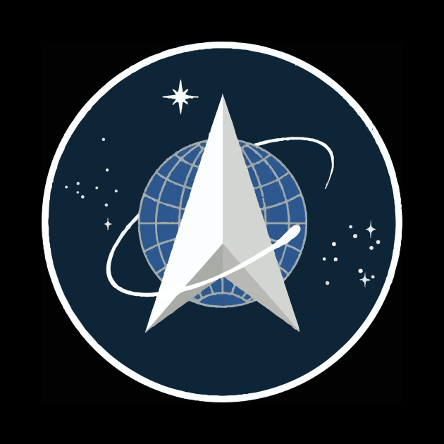 Space Force, From Official USSF Seal, Logo by VintageArtwork