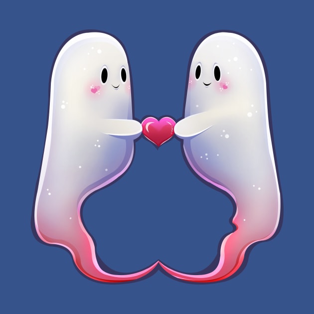 Ghoul-friend cute ghosts by Art by Angele G