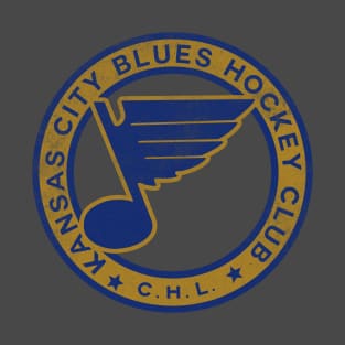 Retro Kansas City Blues Hockey Club T-Shirt