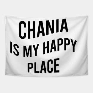 Chania is my happy place Tapestry